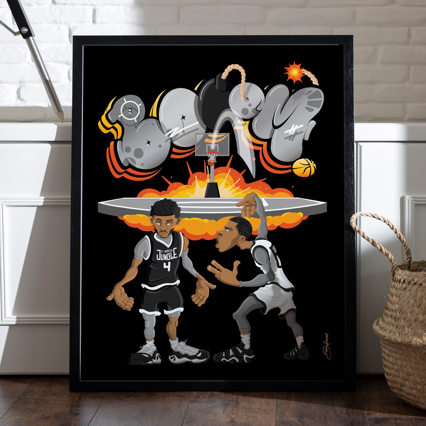 BOOM FRAMED POSTER