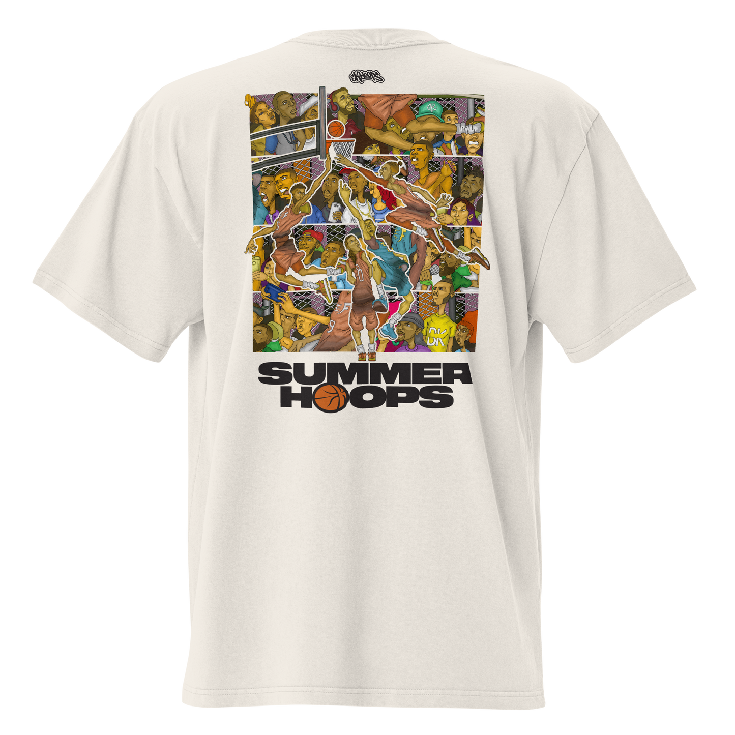 SUMMER HOOPS Faded T-Shirt